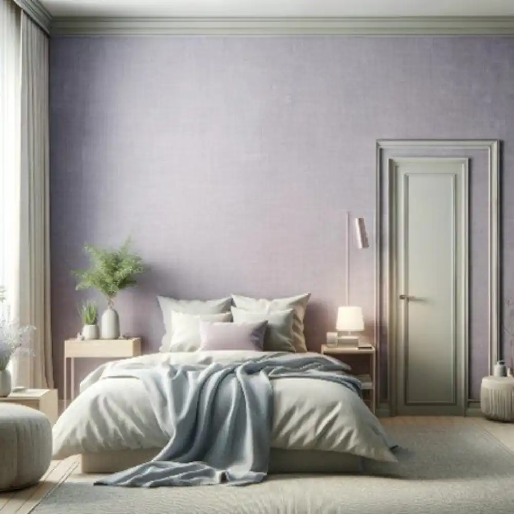 lavender bedroom