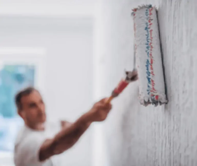 painter with roller